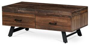 Dohányzóasztal 120×60 cm, Tömör Old Wood. AHG-536 PINE