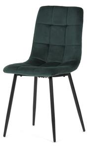 Zöld Bársony Étkezőszék. CT-281 GRN4