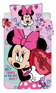 Disney Minnie Xoxo gyerek ágyneműhuzat 100×135 cm, 40×60 cm