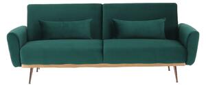 Szétnyitható kanapé Fastinna (smaragdzöld). 1016879