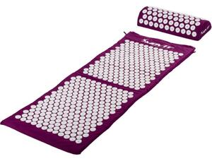 MOVIT Akupresszúrás matrac párnával 130 x 50 cm lila
