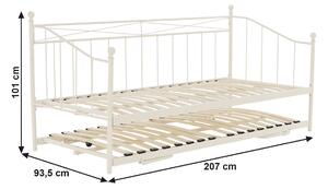 Szétnyitható ágy 90 cm Zinnia (ágyráccsal). 1017214