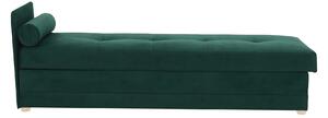 Egyszemélyes ágy (dívány) 80 cm Rinok (smaragdzöld) (tárolóhellyel). 1017287