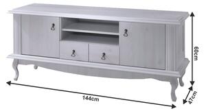 TV asztal/szekrény Valiara DA14 (fehér). 1017313