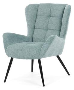 Fotel (füles), kék, szövet, AK-H9206 BLUE2