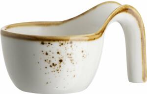 Mäser Gourmet tál Pintar Fehér barna pöttyök 12,5x 9 cm, L