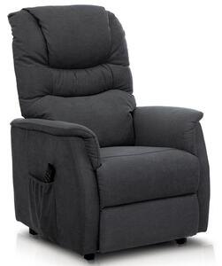 Elektromos Fekvőfotel, Szürke Szövet. TV-1171 GREY2