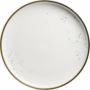 Mäser Sekély tányér Pintar Fehér kék pöttyök 27 cm