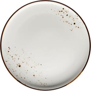 Mäser Sekély tányér Pintar Fehér barna pöttyök 27 cm
