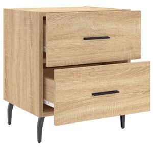VidaXL Éjjeliszekrény Szett - 2 db Fiókos - Sonoma Tölgy - 40x35x47,5 cm