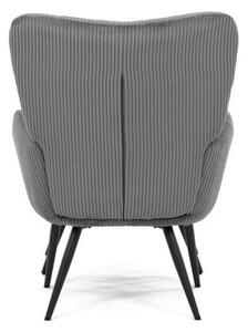Szürke Kordbársony Relax Fotel. AK-L7285 GREY6