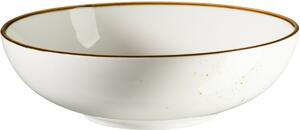 Mäser Bowl Pintar Fehér barna pöttyök 22 cm, 22 cm