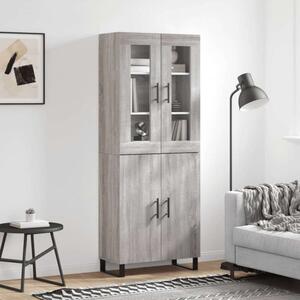 VidaXL szürke sonoma szerelt fa magasszekrény 69,5 x 34 x 180 cm