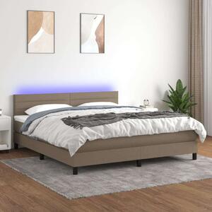 VidaXL LED-es Ágy Matraccal - 160x200 cm