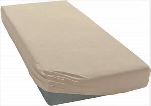 Baby Shop pamut,gumis lepedő 60*120 - 70*120 cm-es matracra használható - bézs