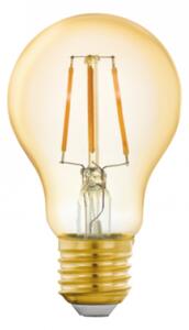 LED lámpa , égő , izzószálas hatás , filament , E27 , 4.9W , meleg fehér , dimmelhető , borostyán ságra , EGLO Connect.Z , Zigbee , 12221