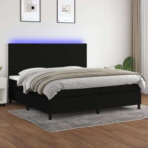 VidaXL LED-es Ágy - Rugós - 200x200 cm