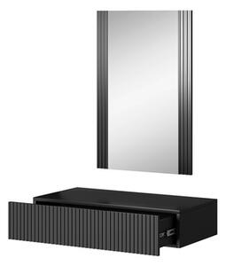 Fésülködőasztal Teldaruna Grey (antracit) (tükörrel)
