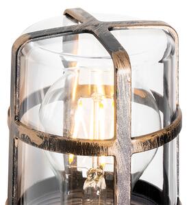 Vintage kültéri fali lámpa sárgaréz IP54 20,8 cm - Kiki