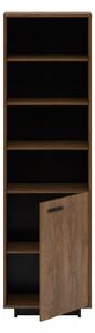 Polcos szekrény Diram R2 (bolzano tölgy + fekete) (J). 1034109