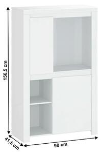 Polcos szekrény Lafer 2D (fehér). 1034226