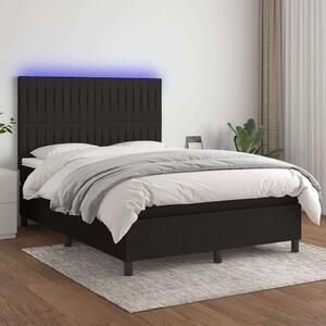VidaXL LED-es Ágy - Rugós Matraccal - 140x190 cm