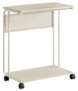 Tárolóasztal 55×32 cm, MDF, Fehérített Tölgy. AKF-E1012 CRM