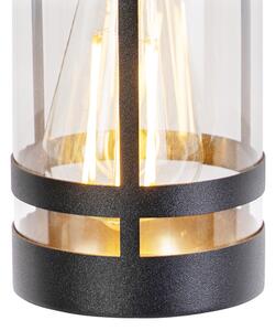 Modern kültéri függesztett lámpa fekete IP44 - Gleam