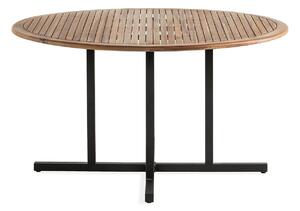 Kerti asztal Comfort Garden 1164 75cm, Fekete, Barna, Fém