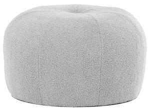 Szürke Színű Puff Különleges Bouclé SzövetbőlAK-307