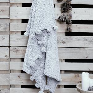 Plédek Today Plaid cocoon 125/150 WINTER SPIRIT acier