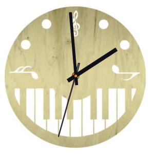 Wall Clock kotta és zongora - HORTO
