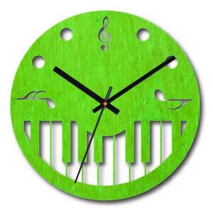 Wall Clock kotta és zongora - HORTO