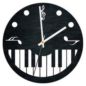 Wall Clock kotta és zongora - HORTO