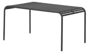 Kerti asztal Chicago 1799 75x90cm, Fekete, Fém