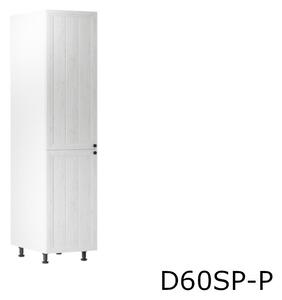 PROWANSJA D60R magas konyhaszekrény, 60x212x58, fehér/fenyő Andersen, jobb