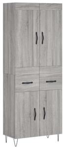 VidaXL szürke sonoma szerelt fa magasszekrény 69,5 x 34 x 180 cm