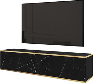 BUTORLINE TV szekrény ARA 135 fekete márvány