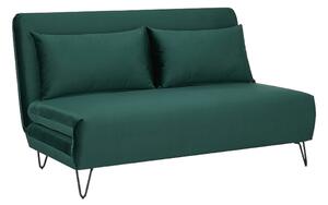 DEINA Velvet szétnyitható fotel, 141x81x90, tap. 189/fekete