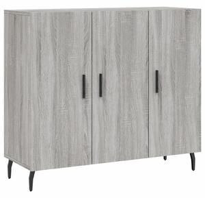 VidaXL szürke sonoma színű szerelt fa tálalószekrény 90 x 34 x 80 cm