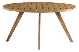 Kerti asztal Comfort Garden 1217 75cm, Világosbarna, Fa