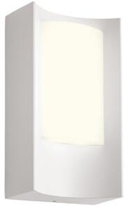 Kültéri fali LED lámpa fehér színben, homorú (Warp)