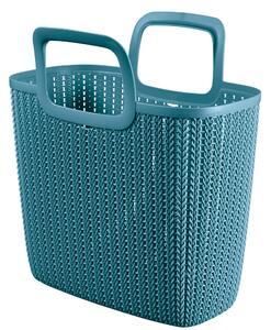 CURVER Knit műanyag bevásárlótáska, kék színben (Méret:)