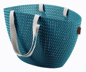CURVER Emily Knit műanyag bevásárló táska, kék színben