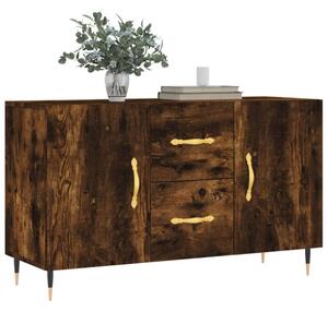 VidaXL Tálalószekrény - Füstös Tölgy - 100x36x90 cm