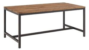 Asztal Oakland 243 Szilfa, 75x90x180cm, Fa, Fém