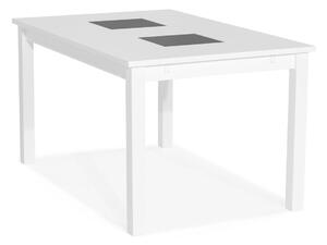 Asztal Riverton 494, Fehér, 76x90x140cm, Közepes sűrűségű farostlemez