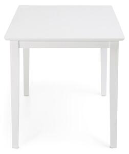 Asztal Provo 158 Fehér, 74x75x120cm, Közepes sűrűségű farostlemez, Fa