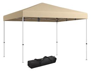 Pavilon hátfallal, zsebekkel 3x3x2,8 m, bézs