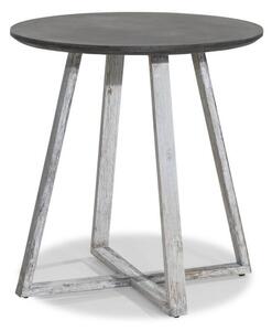 Kerti asztal deNoord 132 76cm, Szürke, Fehér, Fa